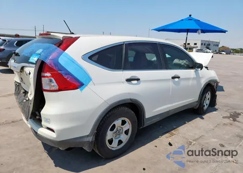 2016 Honda Cr-V Lx z USA, uszkodzony, nr VIN 5J6RM3H31GL025441